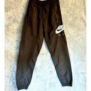 Nike Air Mens Black Nylon Jogger Track pant Size Small Skate Active Training
